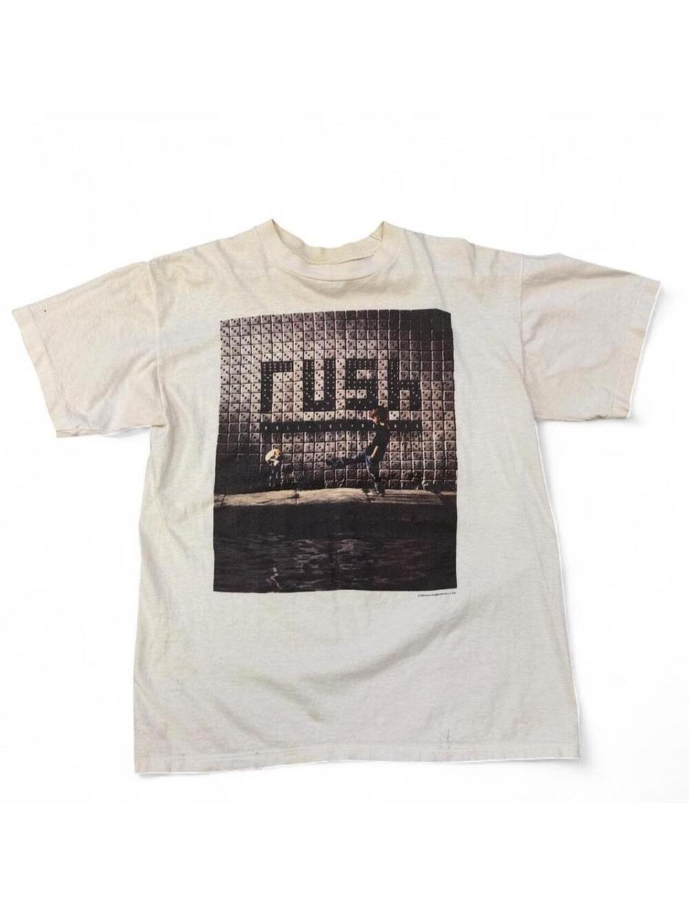 1991 Rush Roll The Bones Tour T-shirt vintage single stitch tee
